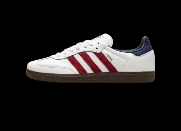 Adidas Samba OG – Cloud White / Victory Red / Gum Retro Classic