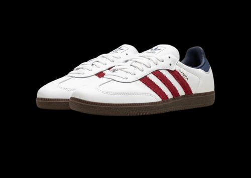 Adidas Samba OG – Cloud White / Victory Red / Gum Retro Classic