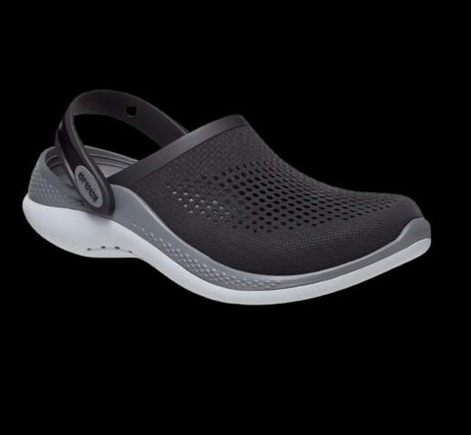 Crocs LiteRide 360 Clog – Dual-Tone Black & Grey