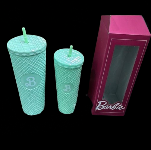 Barbie Dream Duo – Acrylic Tumblers Set (1200ml & 700ml) | Box Packed Beauty